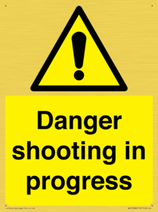Danger shooting in progress
